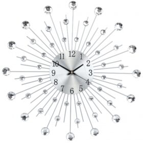 Zegar Ścienny z Kryształkami 50cm