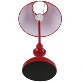 Lampka Nocna Czerwona GLAMOUR ARTE 43 cm