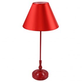 Lampka Nocna Czerwona GLAMOUR ARTE 55 cm