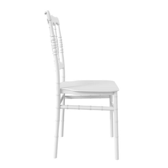 Krzesło Plastikowe Białe EMILA