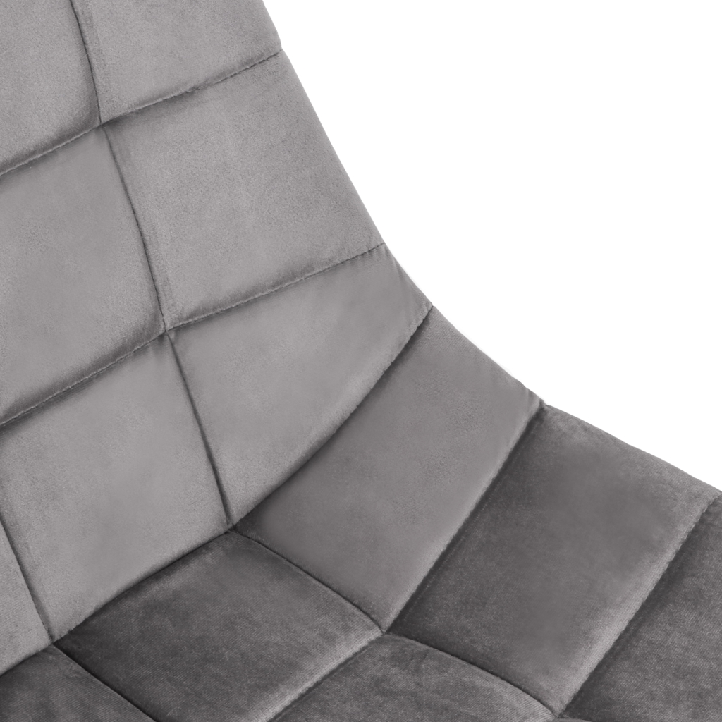 Krzesło Tapicerowane Szare VIKA