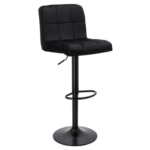 Hoker Czarny Tapicerowany RAVEN LOFT