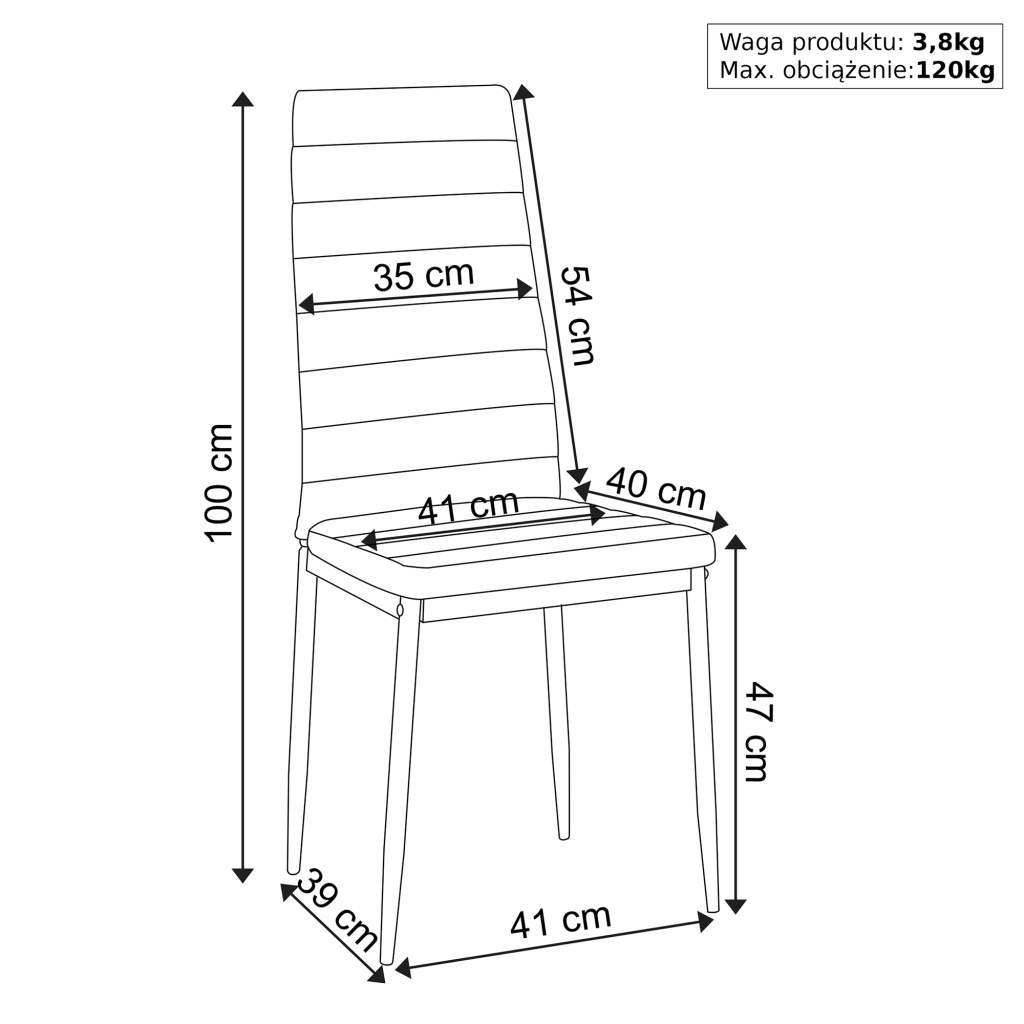 Krzesło Welurowe Zestaw 4 Sztuk Beżowe AXELL