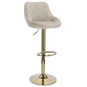 Hoker welurowy beżowy GALA