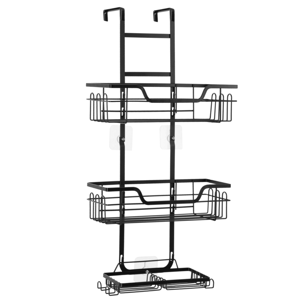 Półka pod prysznic na kabinę Czarna ELENA