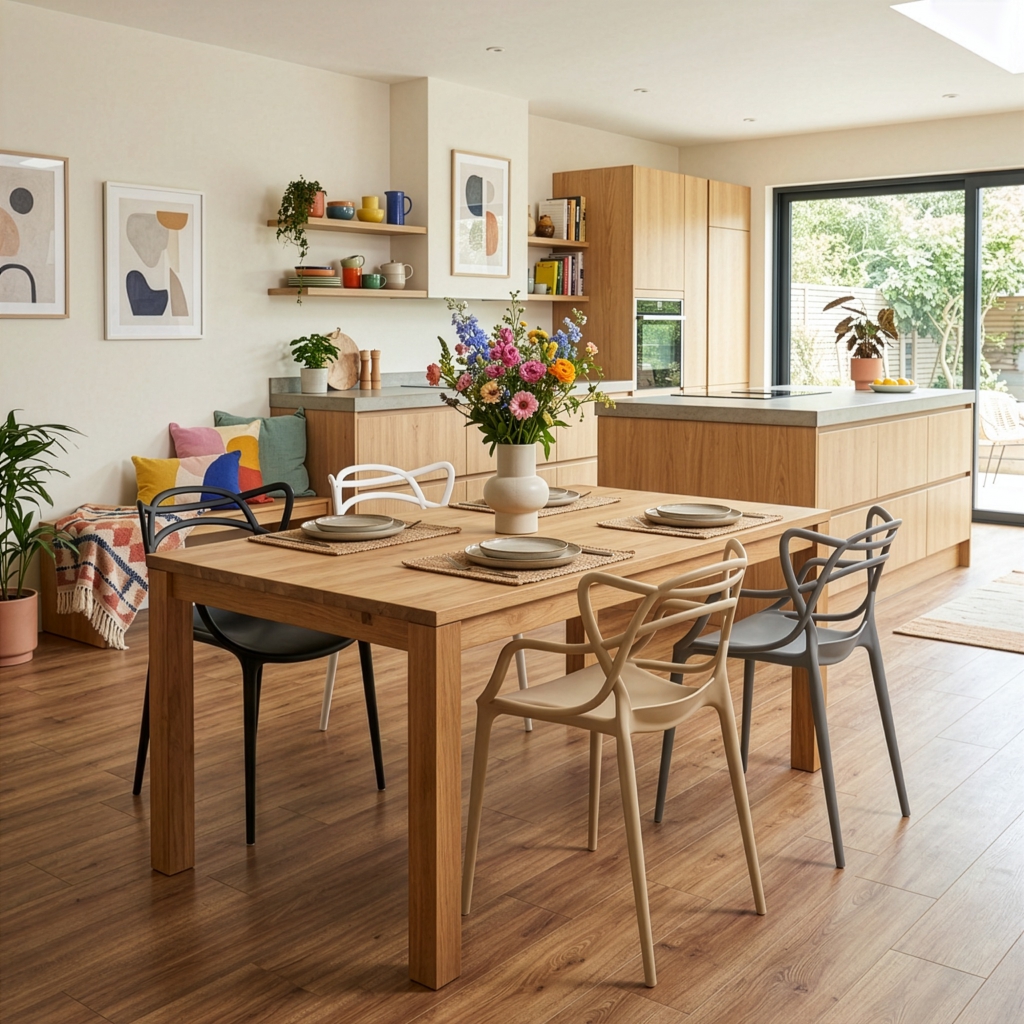 Krzesło ażurowe szary UNO